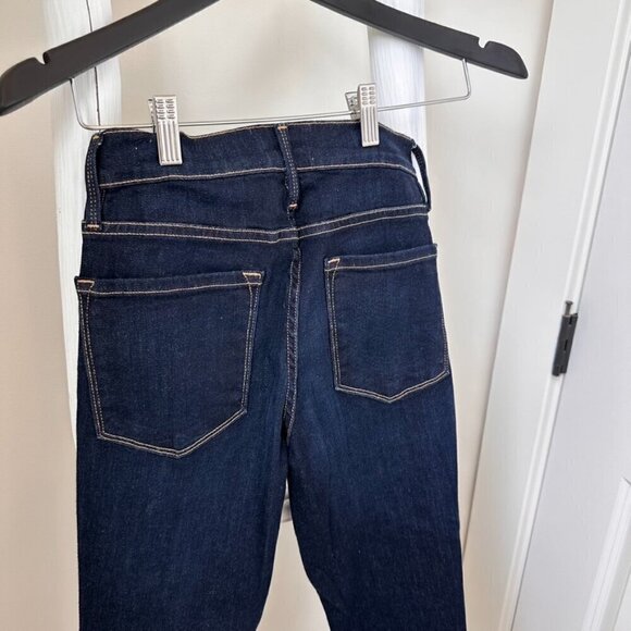 Frame Le Skinny de Jeanne Ankle Dark Skinny Jeans SZ 26 - Picture 6 of 12